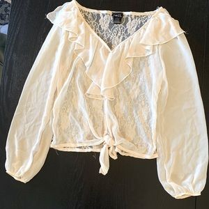 Rue21 long-sleeved blouse, women’s size Small.